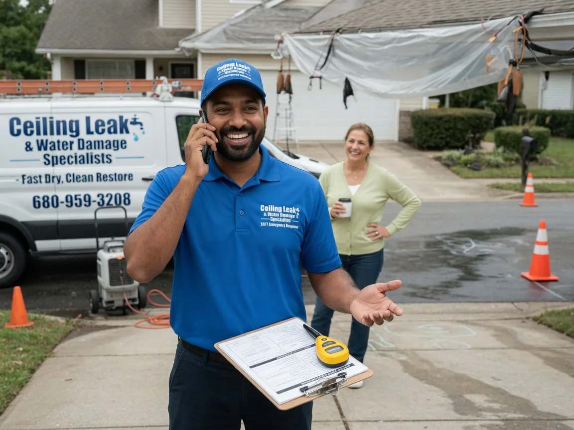Ceiling Leak Cleanup Nora Springs, IA FAQs